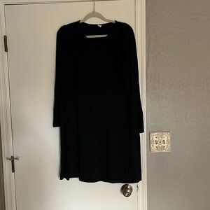 Long sleeve swing dress